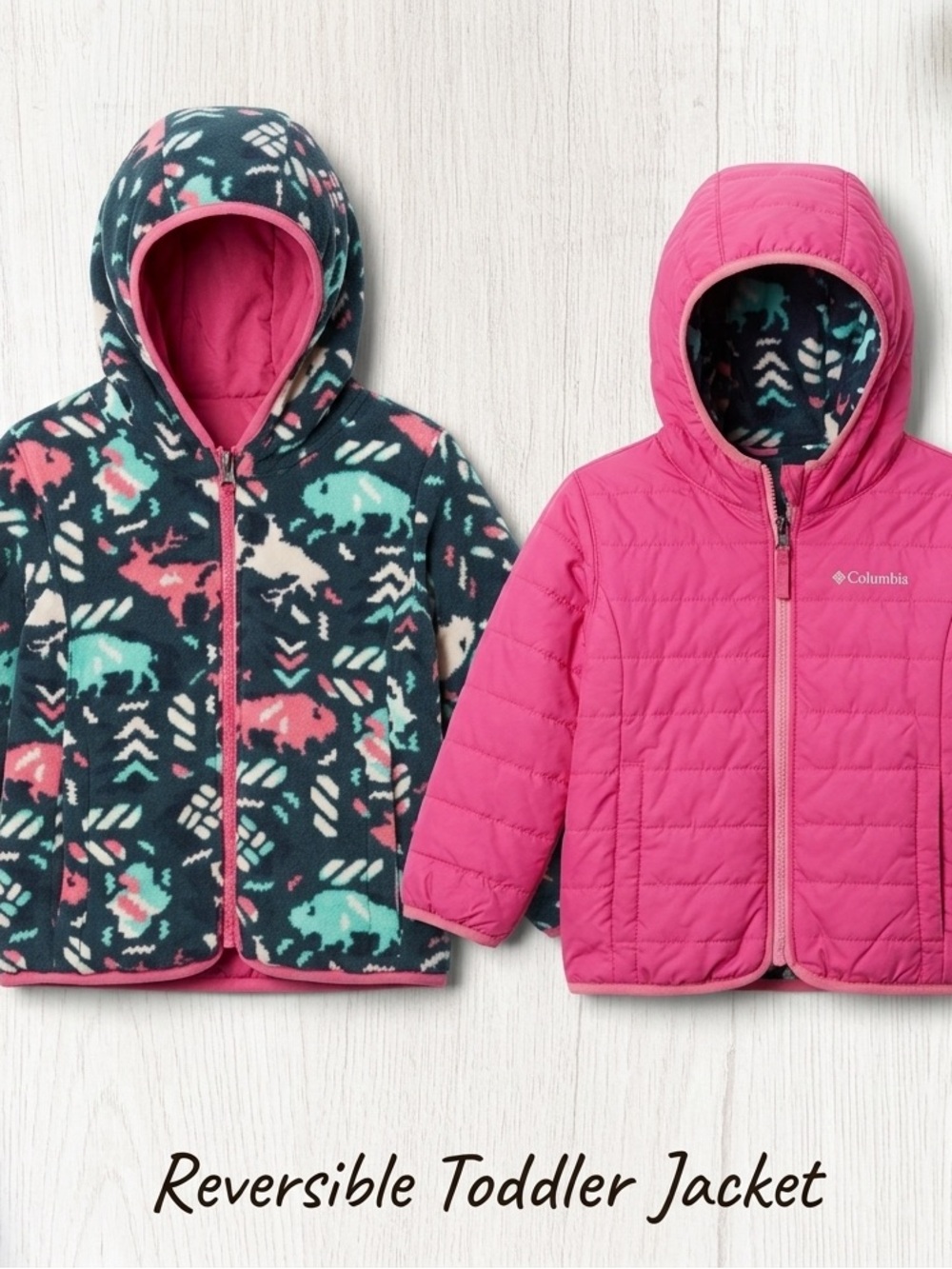Reversible Columbia raincoat